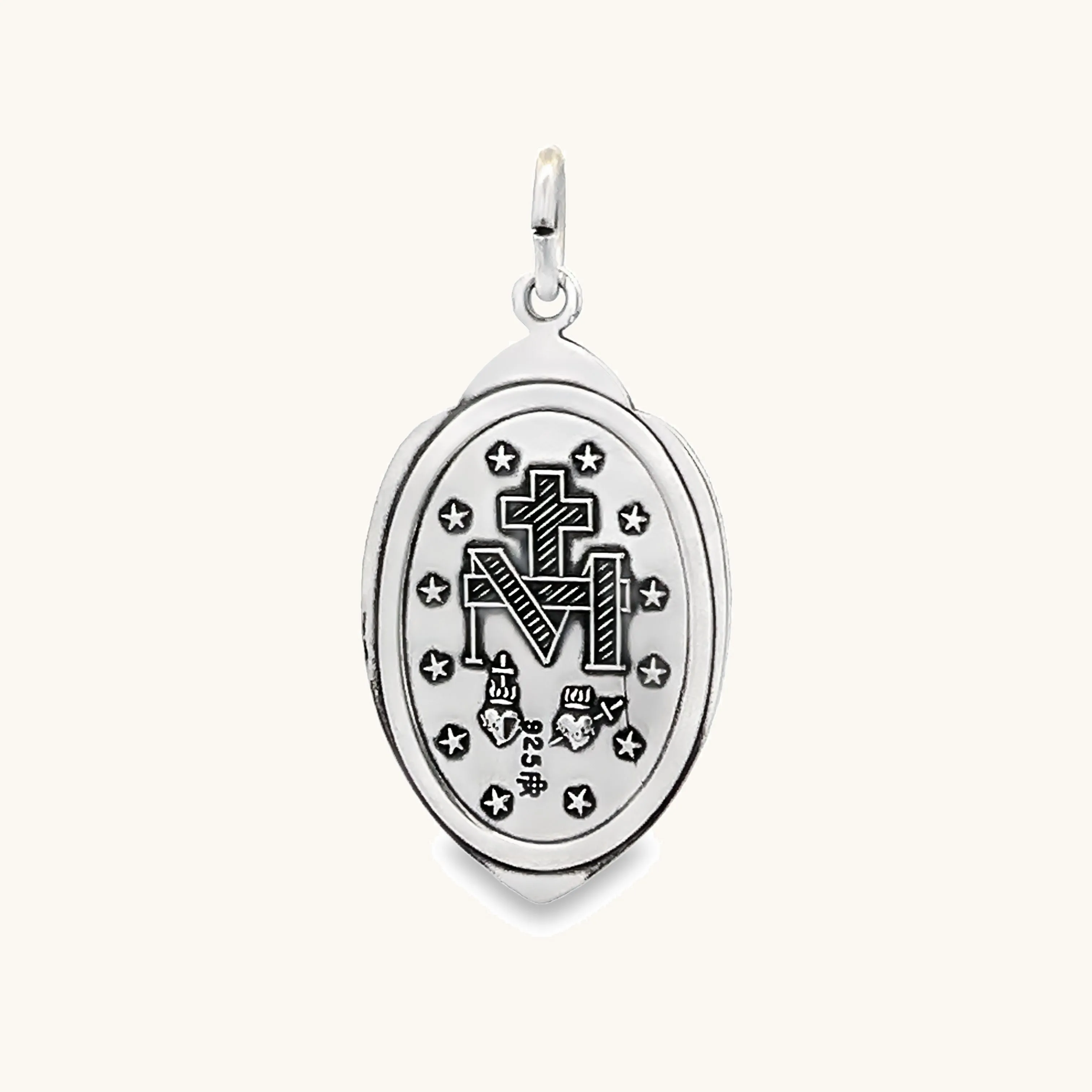STERLING SILVER MIRACULOUS MEDAL | SHIELD